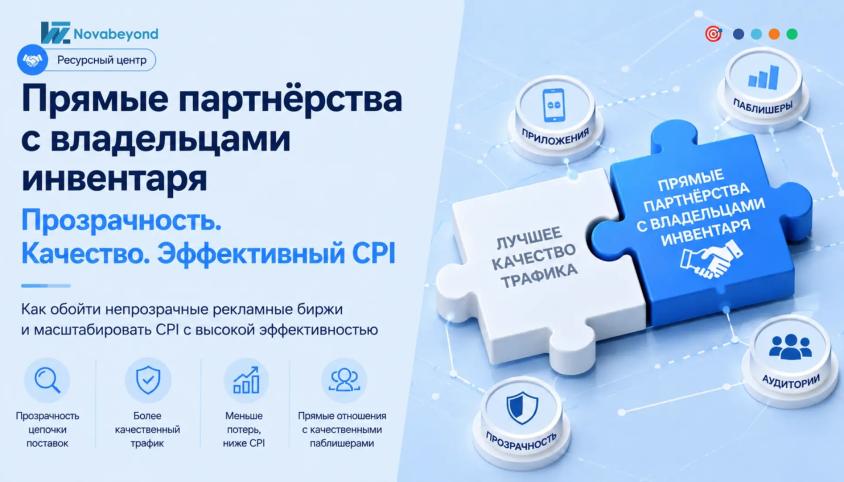 Прямые партнерства по закупке рекламного инвентаря: как обходить непрозрачные рекламные биржи и масштабировать CPI
