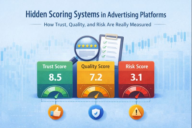 Hidden Scoring Systems in Advertising Platforms: How Trust, Quality, and Risk Are Really Measured
