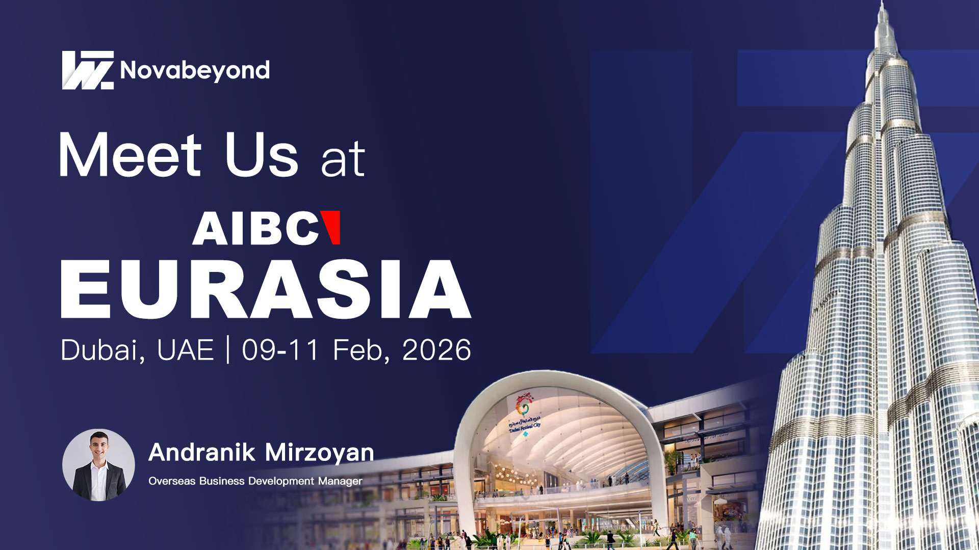 Meet Novabeyond at SiGMA World AIBC Eurasia 2026.