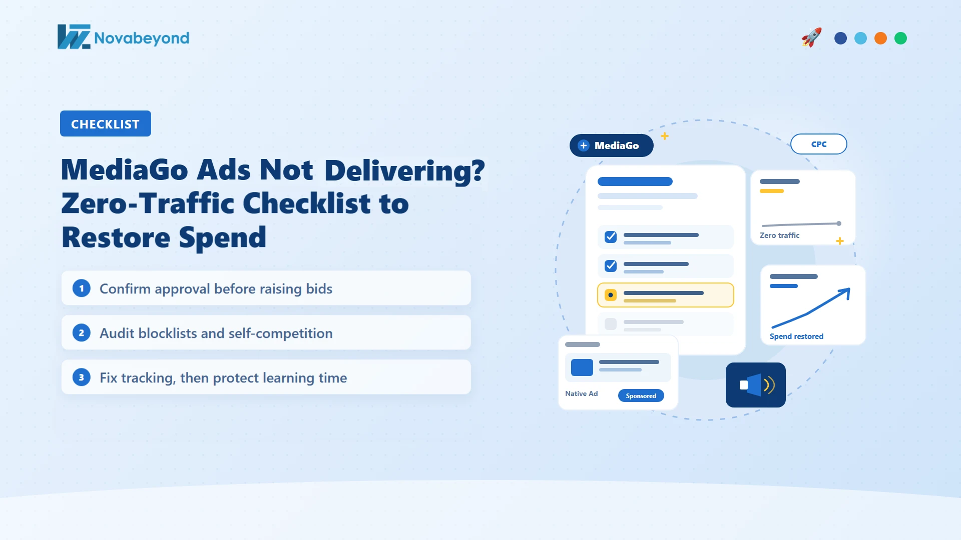 MediaGo Ads Not Delivering? Zero-Traffic Checklist to Restore Spend in 2026
